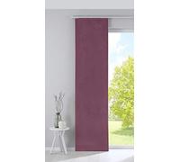 Gardinenbox Milano Blackout Panel Curtain Sliding Curtain Velvet Opaque Blackout Panel Carrier Weighted Bar 100% Polyester Antique Pink H 245 x W 60 cm
