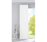 Gardinenbox: Milano Velvet Curtain Panel Opaque Weighted Bar Height 245 x Width 60 cm White