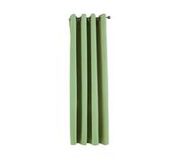Gardinenbox NewYork Opaque Curtain, Green, H x W 160 x 140 cm, Pack of 1, Thermal Curtain, Blackout Curtain, Blackout Eyelets, Sound-Absorbing, Oeko-Tex UV Protection, Tieback, 201920600