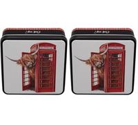 Gardiners of Scotland - Got 10p (Telephone Box) Clotted Cream Fudge Tin, 120g (Pack of 2)