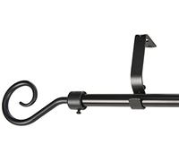 Gardinia Ø 16/13 mm 130-240, Metal, Set Hook Black, 130-240 cm, 5856