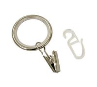 Gardinia 19mm Stainless Steel Effect Curtain Rings 32071