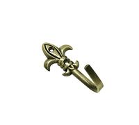 Gardinia Decorative Hook Lily 5.5 cm Burnished Brass, Alloy Steel