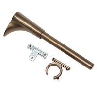 Gardinia 32213 Universal Support 1 and 2 Track for Diameter 25 mm Bronze 15 cm Metal