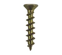 Gardinia 4.3mm x 25mm Upvc Fixing Screws in Yellow Finish - Bag of 20