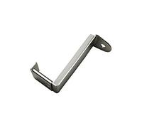 Gardinia Adaptor for tension rails, for tension rods with a diameter of 9 mm, adjustable from 20-28 mm, pack of 2, mounting without drilling on the window casement, metal, titanium