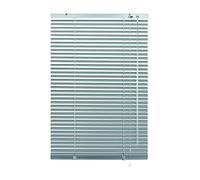 Gardinia Aluminium Venetian Blinds, Visibility, Light and Glare Protection, Wall and Ceiling Mounting, Mounting Kit Included, Aluminium Venetian Blinds, Silver, 80 x 140 cm (WxH)