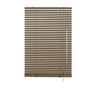 GARDINIA Aluminium Venetian Blinds, Visibility, Light and Glare Protection, Wall and Ceiling Mounting, Mounting Kit Included, Aluminium Venetian Blinds, Mocca, 50 x 175 cm (WxH)