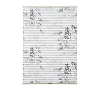 GARDINIA Bella Pleated Blind, No Drilling Required, Opaque, Translucent, Easy to Shorten in Width, White, 50 x 130 cm (W x H)