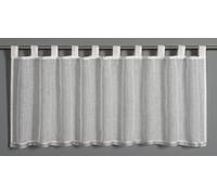 Gardinia Bistro Curtain Lace Trim White 135 x 45 cm