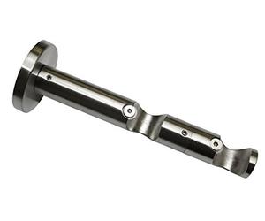 Gardinia Bracket Ø 20 mm 8/6, Metal Stainless Steel Finish, 8 x 8 x 0.02 cm