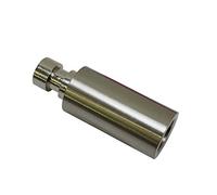 Gardinia Carrier Extension, For Supporting 1 Rod, 4 cm Long, 20 mm Diameter, Stainless Steel Finish