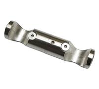 Gardinia Carrier Adaptor for Ø 20 mm 5,5, Metal, Stainless Steel Finish