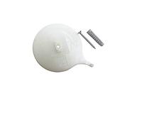 Gardinia Ceiling Support for Aluminium Curtain Rail, White, Nicht Zutreffend