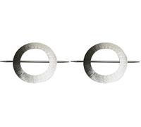 Gardinia Clip, Aluminum Stainless Steel Finish, 14.5 cm, 32879 (Pack of 2)