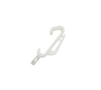 Gardinia Clip-Glider for Perfectline Curtain Rail, 20 Pieces, Plastic, White