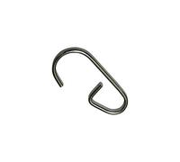 Gardinia Curtain Hooks for Curtain Poles Diameter 12 mm Pack of 10 3.5 cm Metal Stainless Steel
