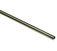 Gardinia Curtain Pole with Inner Rail I Diameter 16 mm Antique Brass 160 cm