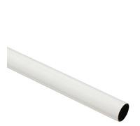 Gardinia Curtain Rail Ø 20 mm 120, Metal White, 120 cm
