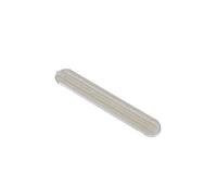 GARDINIA Curtain Rail Connector, Ideal for Guide Rail, for Connecting 13 mm Aluminium Rails, 6.3 cm Length, Plastic, Clear