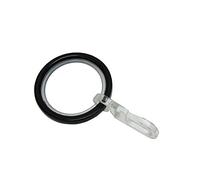 Gardinia Curtain ring Ø 20 mm black, Metal