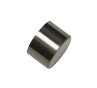 Gardinia Curtain Rod Finials, Aluminum Stainless Steel Finish, Ø 25 mm, 32204