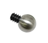 Gardinia End button, Stainless_Steel, stainless steel, Ø 12 mm, 1 pcs