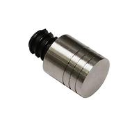 Gardinia Curtain Rod Finials, Stainless Steel Finish, Ø 12 mm, 11330