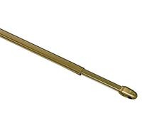 Gardinia Curtain Rod, Metal/Plastic, Brass, 40-65 cm, 1251