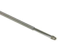 Gardinia Curtain Rod, Metal/Plastic, Chrome, 60-100 cm, 1263