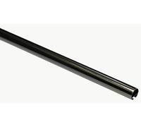 Gardinia Curtain Rod with Inner Track I Diameter 20 mm Titanium 120 cm, Metal