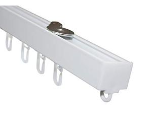 Gardinia Curtain Track Set, Metal, White, 160 cm