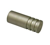 Gardinia Cylinder 2 x End Piece Metal Champagne for Curtain Technology Diameter 19 mm