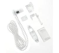 GARDINIA Design Set for EASYFIX Roller Blinds, Conversion set for gluing or clamping on, Transparent, 105 x 5 x 3 cm