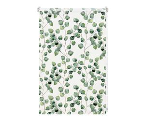 GARDINIA Digiprint Roller Blind, Isabella, Interlocking Fastening, Digital Print, Matte, Incl. Mounting Material, White/Pattern, 100 x 150 cm (WxH)