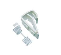 Gardinia Easy Click Vitrage Clamp Brackets White ABS Applies 2