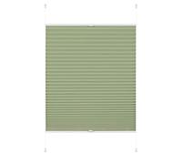 Gardinia Easyfix Greta 36178 Pleated Blind for Clamping, Opaque Folding Blind, All Mounting Parts Included, Mint Green, 80 x 130 cm (W x H), Mint Green