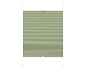 Gardinia Easyfix Greta 36178 Pleated Blind for Clamping, Opaque Folding Blind, All Mounting Parts Included, Mint Green, 80 x 130 cm (W x H), Mint Green