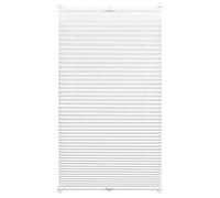 Gardinia EASYFIX Pleated Blind with 2 Operating Rails White 45 x 130, Fabric 100% Polyester