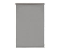 GARDINIA EASYFIX Roller Blind with Thermal Back for Clamping or Gluing, Blackout Roller Blind No Drilling Required, Heat Protection, Energy Saving, Grey, 70 x 150 cm (W x H)
