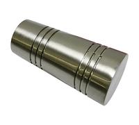 Gardinia Endpin Ø 20 mm, Metal, Stainless Steel Finish, Apollo