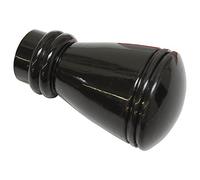 Gardinia Endpin Ø 20 mm black, Metal, Siro