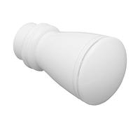 Gardinia Endpin Ø 20 mm, Metal, White, Siro