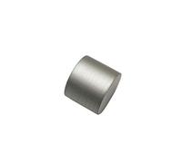 GARDINIA End piece, 2 x end cap, metal, silver, for curtain technology, diameter 19 mm