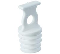 Gardinia End Stop For GE and P2U Model Curtain Rods With Cut-Outs Ø 9-11 mm, 10 Pack, Plastic, White, 133
