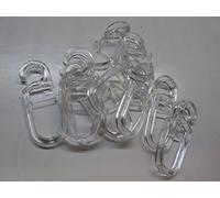 Gardinia Folding Hanging Hooks Transparent, ABS, Nicht Zutreffend