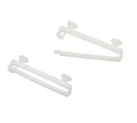 Gardinia Loop Glider, 10 Pieces, Plastic, White