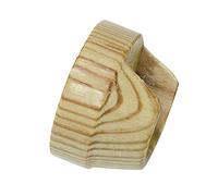 Gardinia Lugano Series Wall Bracket for Curtain Rods with Diameter 28 mm, Includes Mounting Material, Wall Mounting, Wood, Pine, Pack of 2