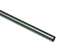 Gardinia Memhis 30081 Curtain Pole Diameter 16 mm Stainless Steel Look 160 cm