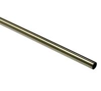 Gardinia Memhis Curtain Pole Diameter 16 mm 120 cm, Brass Antique, Messing-Antik